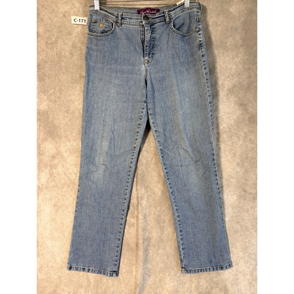 Gloria Vanderbilt Jeans Women's Size 8 Short Light Wash Straight Leg